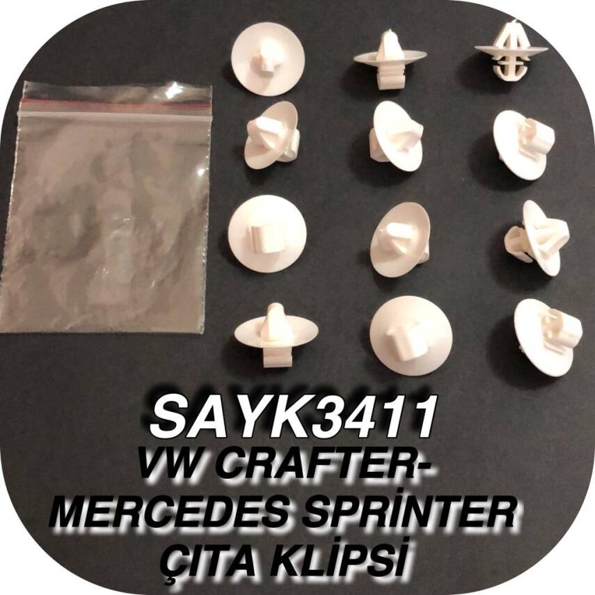 TRANSPORTER T4 T5 DÖŞEME KLİPSİ BEJ - 1